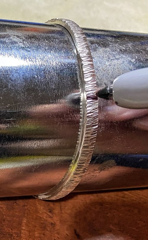 Susan LeGuyader's Finding My Place, a Bangle Tip - , General Education, Filing, Finishing, I decided to use a black marker